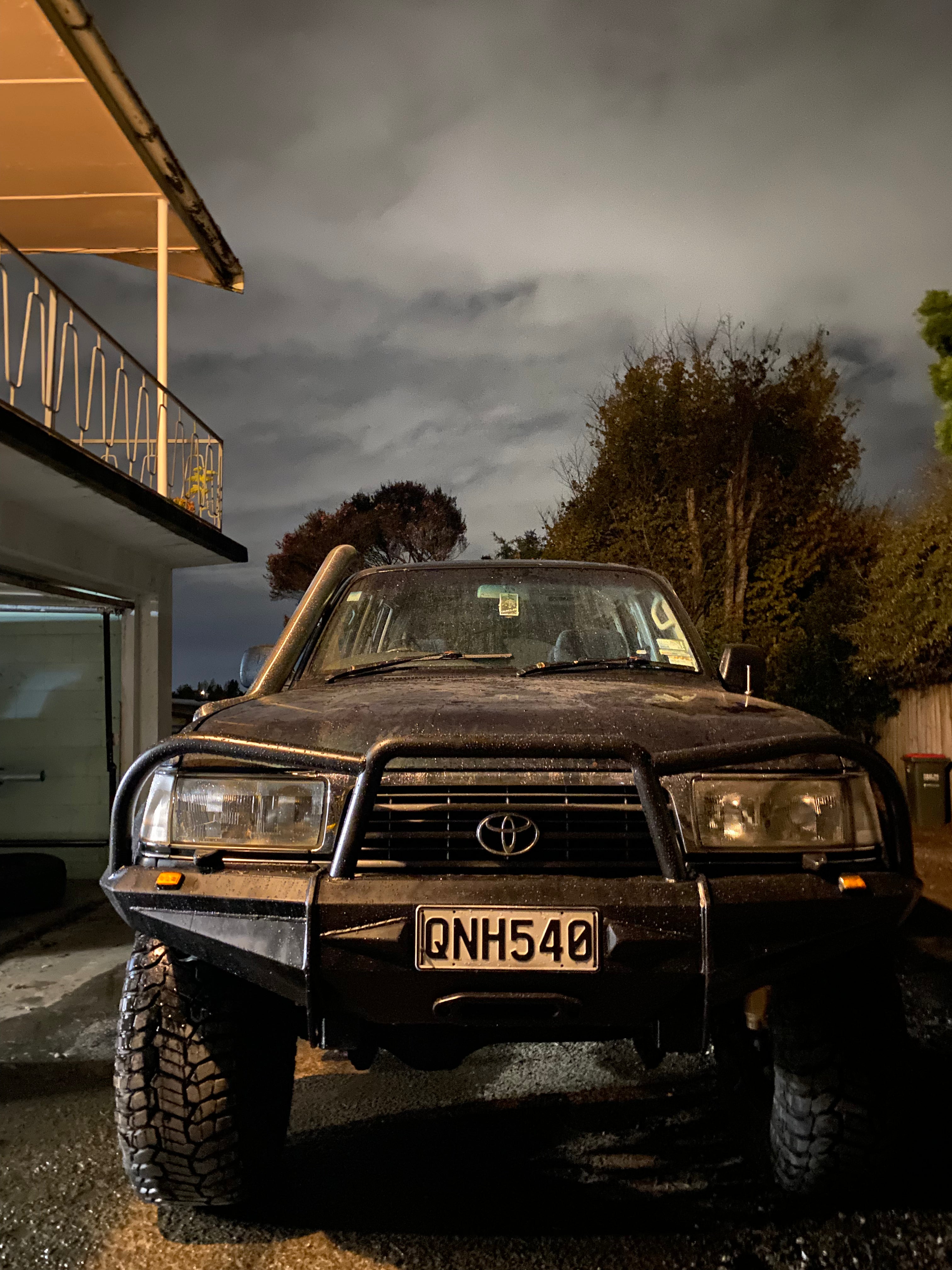 Toyota LandCruiser 80 Series Snorkel and AIrbox combo