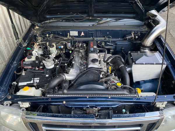 Ford Courier Snorkel and Airbox combo (bonnet entry)