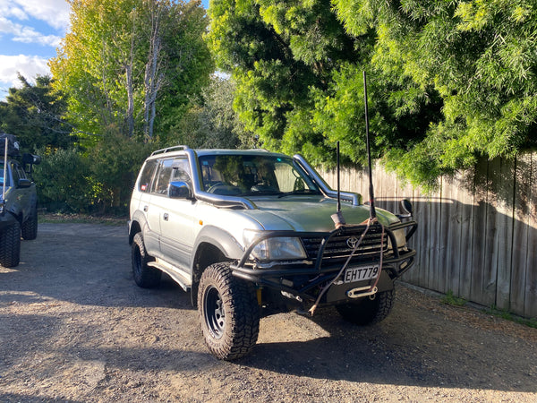 Toyota Prado J90 TX (petrol) Bonnet-Entry Snorkel and Airbox Kit