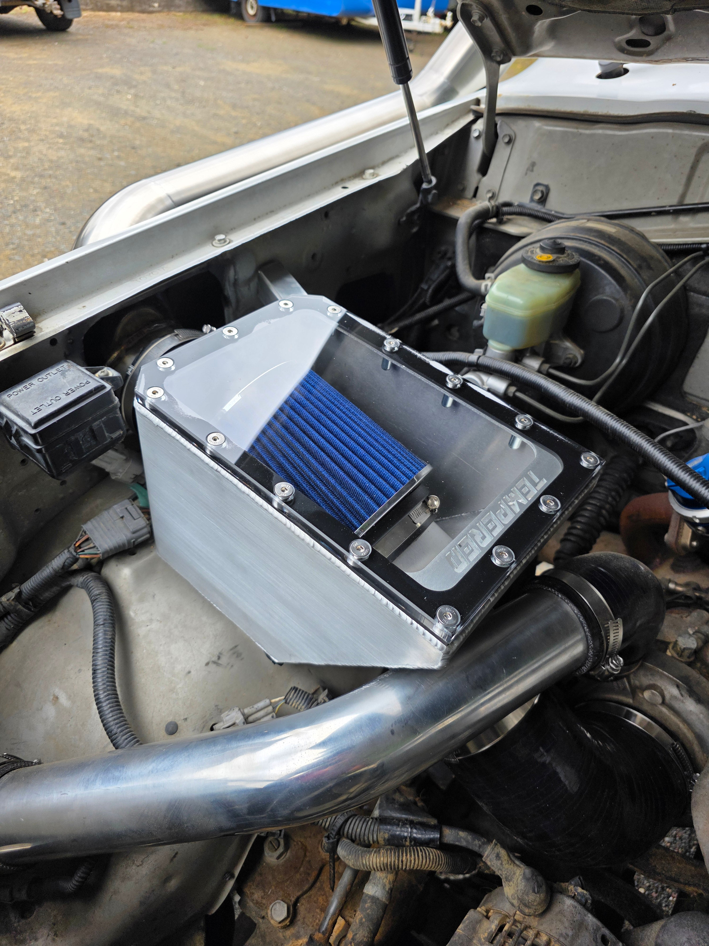Toyota LandCruiser 80 Series Snorkel and AIrbox combo