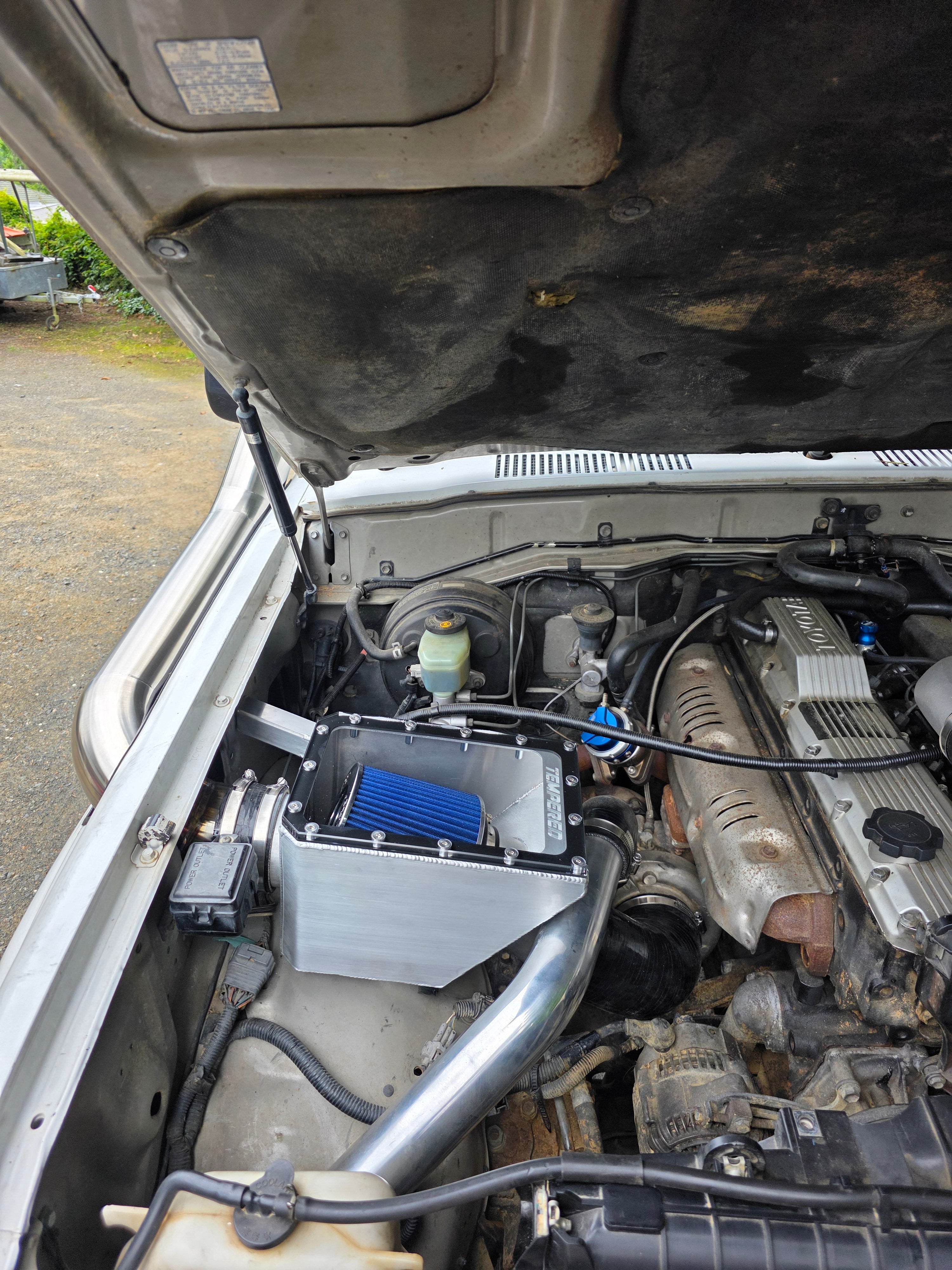 Toyota LandCruiser 80 Series Snorkel and AIrbox combo